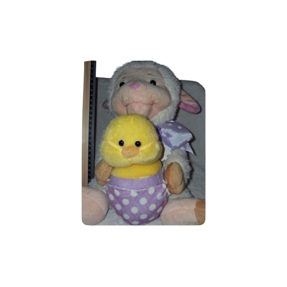 Sounds N' Lights Easter Animated Plush Lamb & Chick‎ Talking Toy